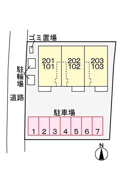 2/8 駐車場