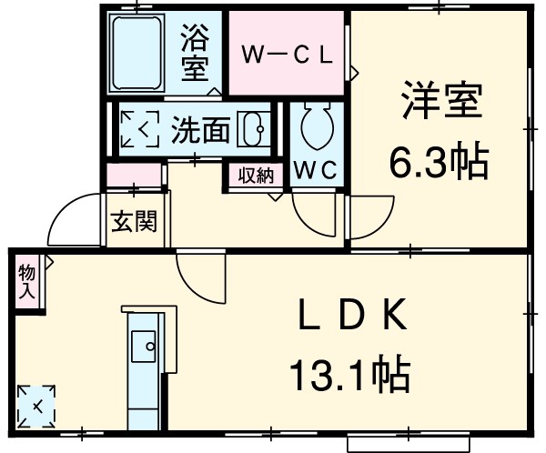 エスペランサときわの間取り