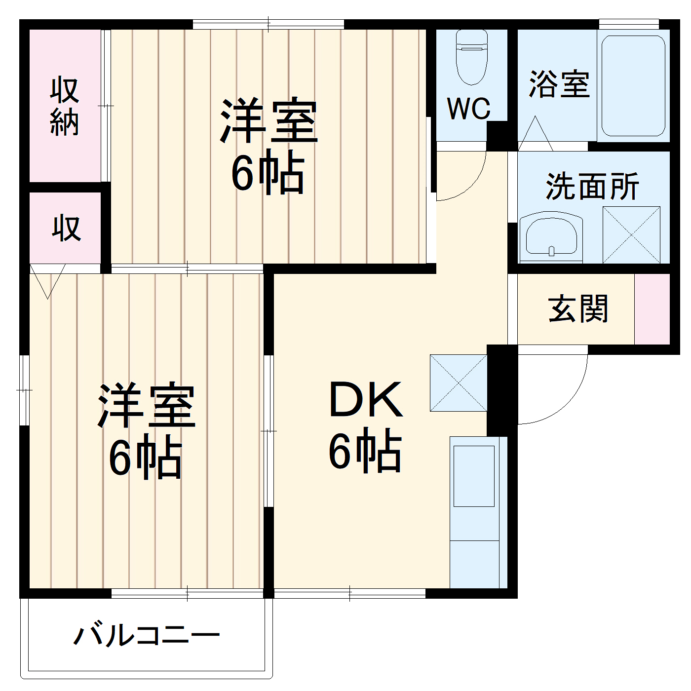 ソワメゾンの間取り