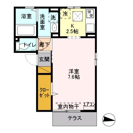 カーサ アリエッタの間取り