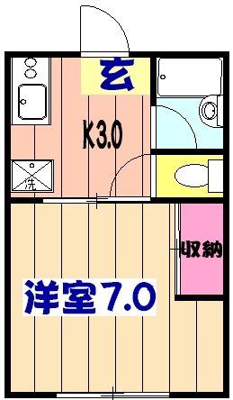 メゾン谷津の間取り