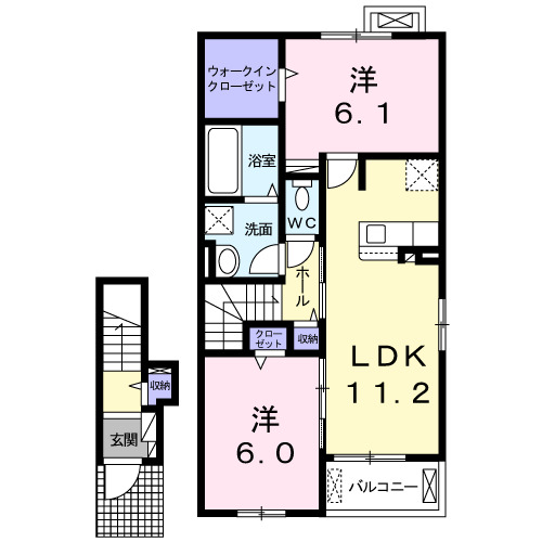 アンダンテAの間取り
