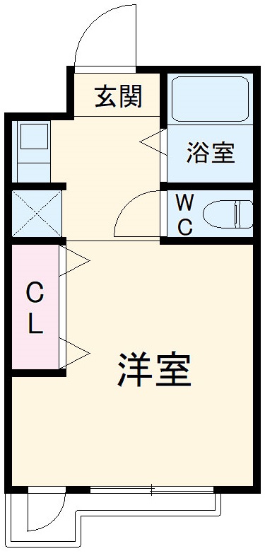荒畑シティハウスの間取り