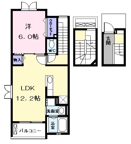 セレノカーサⅢの間取り