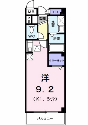 レジダンス上北台の間取り