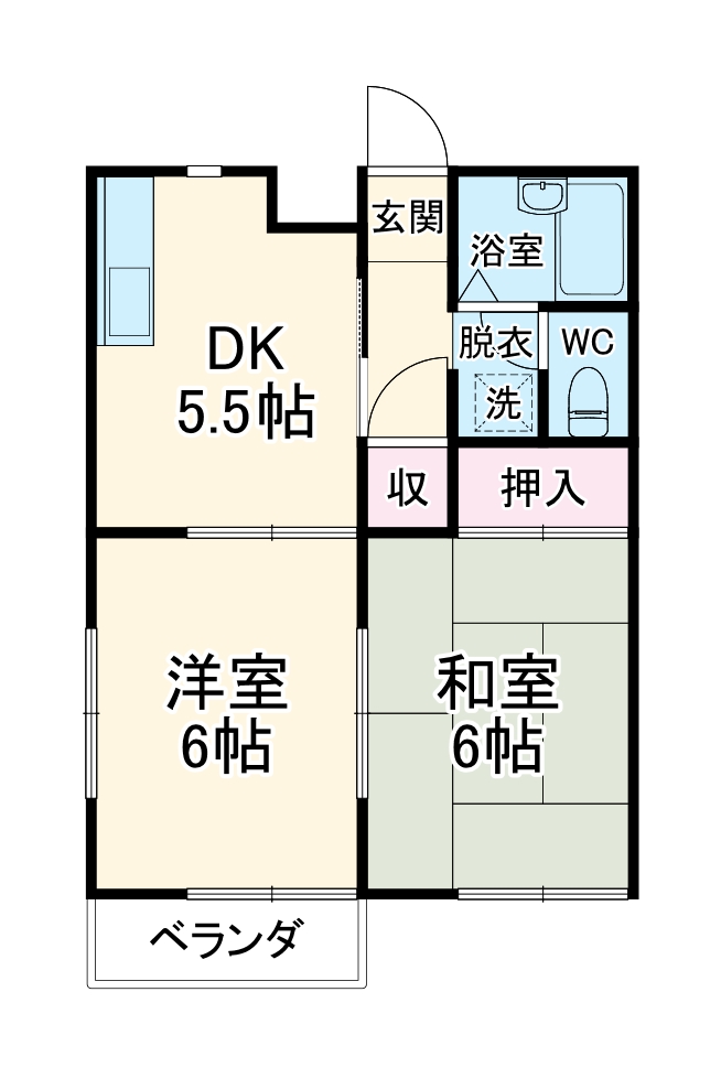 第2コヤノハイツの間取り