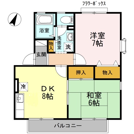 グレイスプラザⅡの間取り