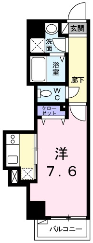 プレジール シナガワの間取り