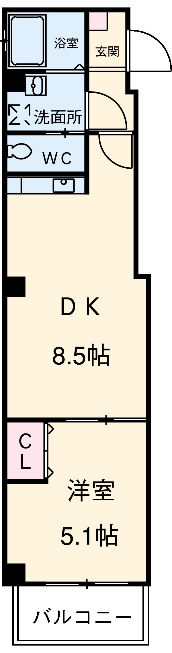 Patek蘇我の間取り