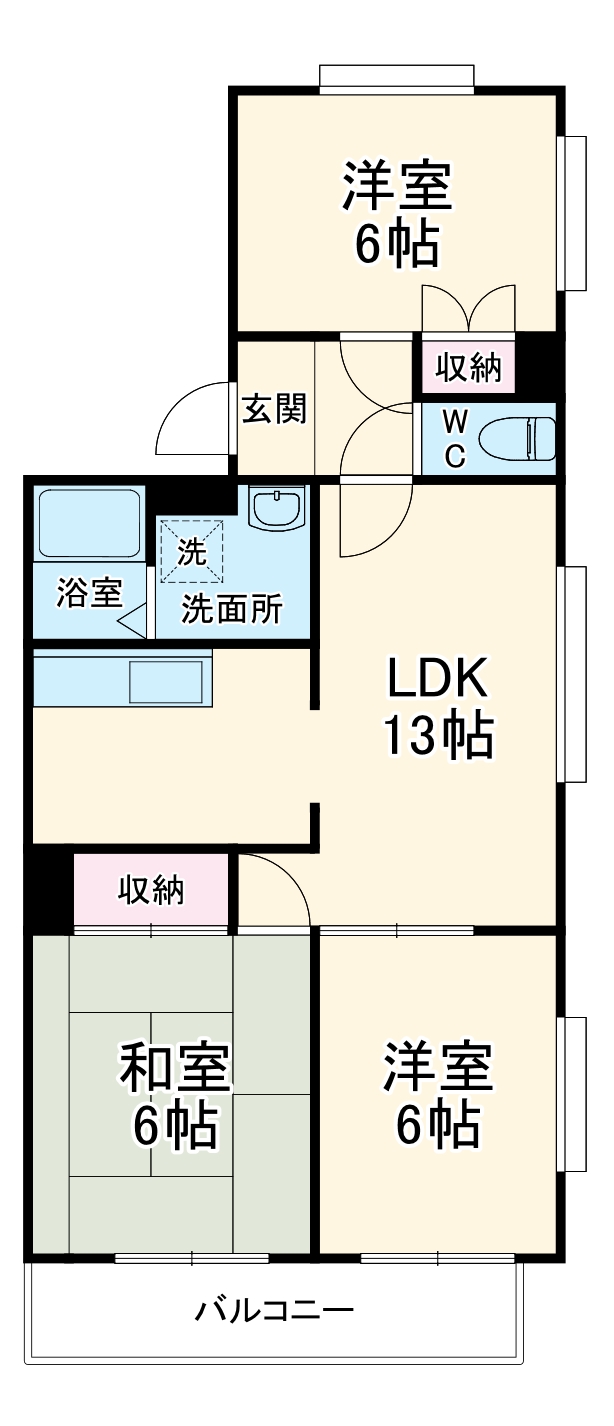 東海ホーム鴨江の間取り