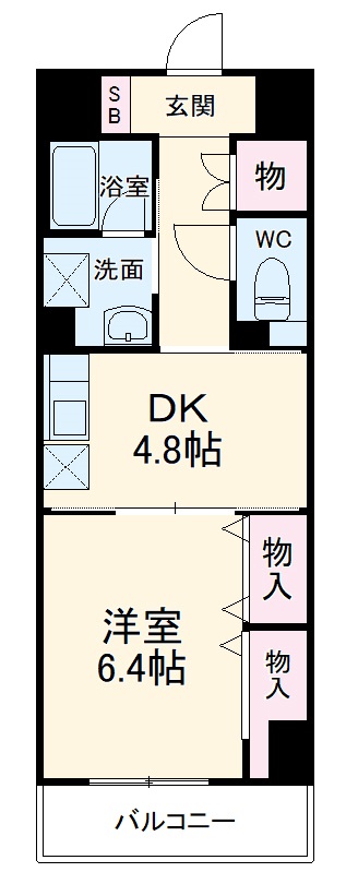 エスタシオン御器所の間取り