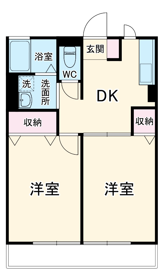メゾンダジュール8番館の間取り