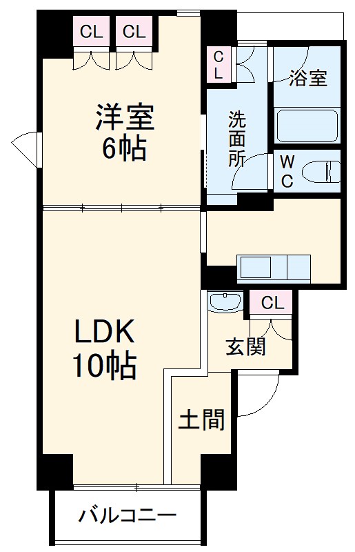 フレッサ鵠沼の間取り