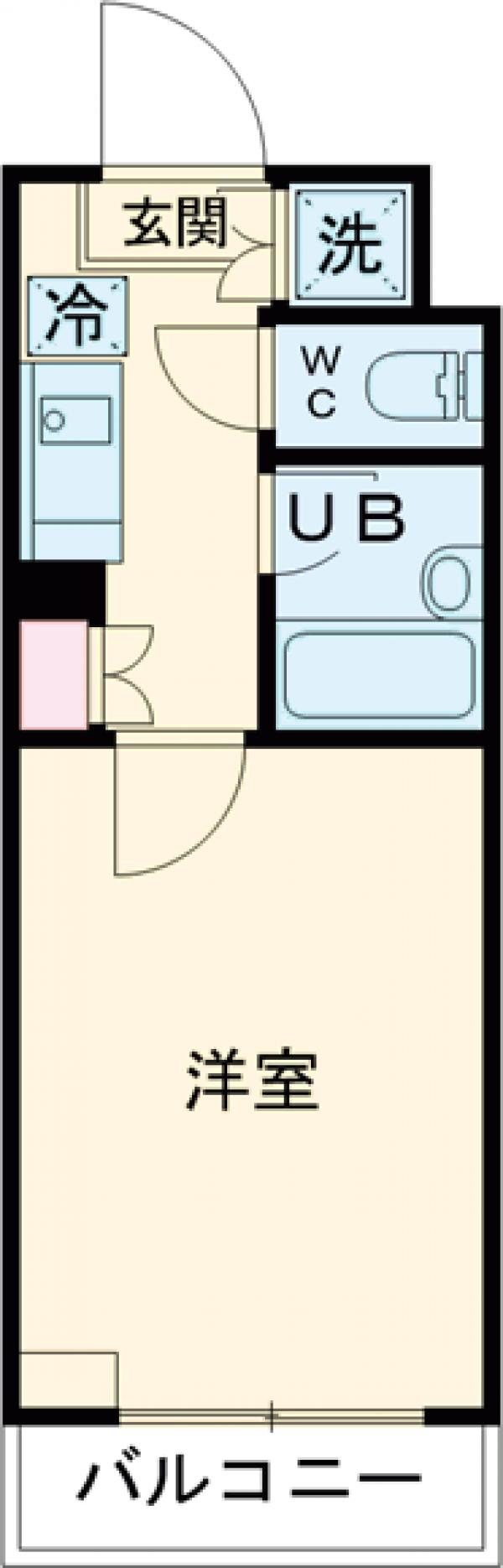 ルーブル中野弥生町弐番館の間取り