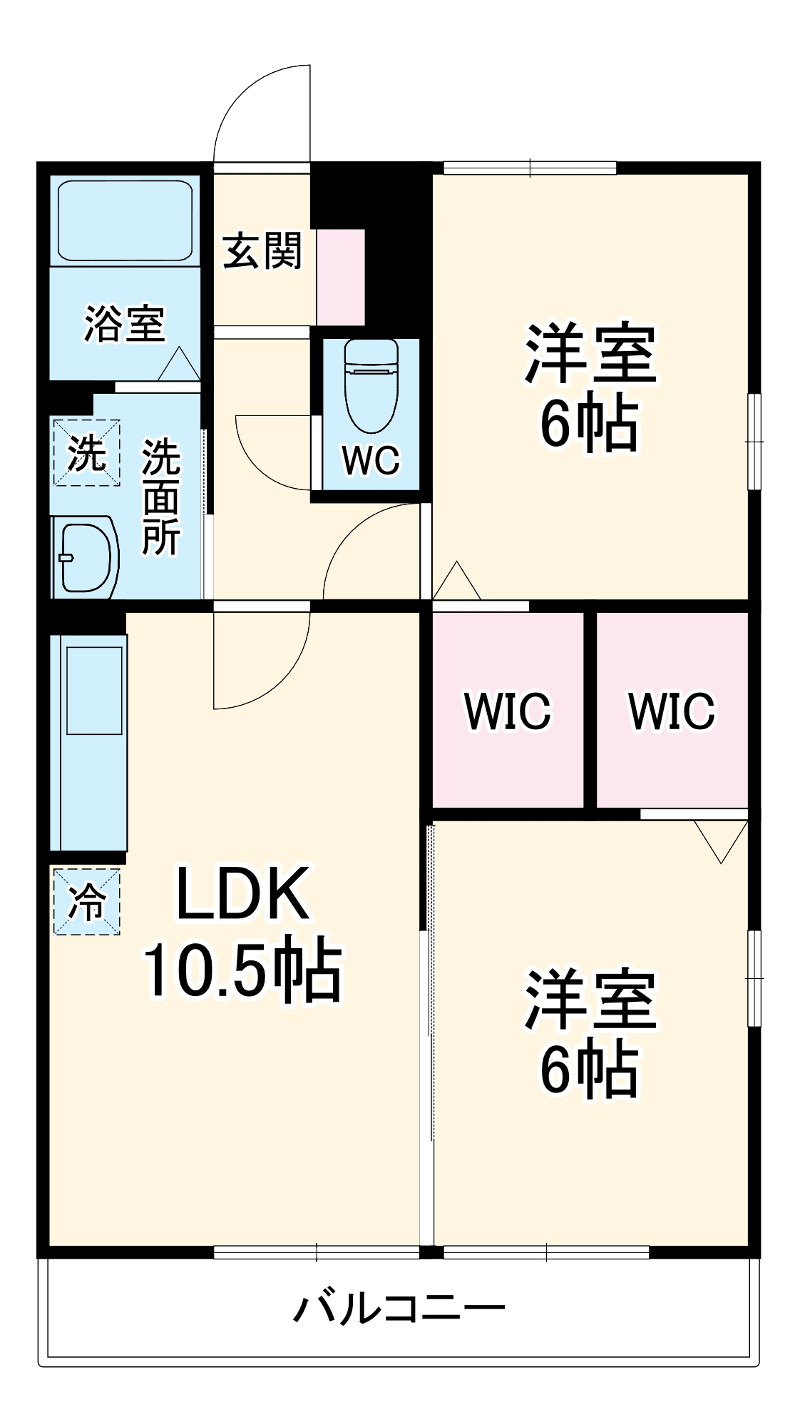 グリーンハイムの間取り