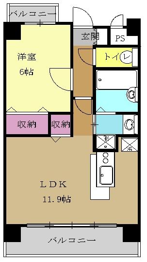 SCHLOSS菊園の間取り