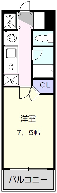 ベルファース川原通の間取り