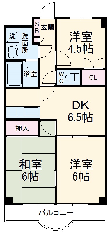 TEK藤沢ハイツの間取り