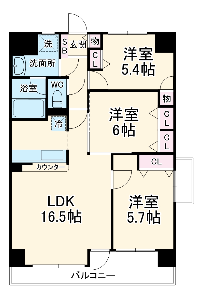 3/30 間取