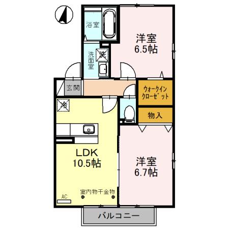 Rose Villaの間取り