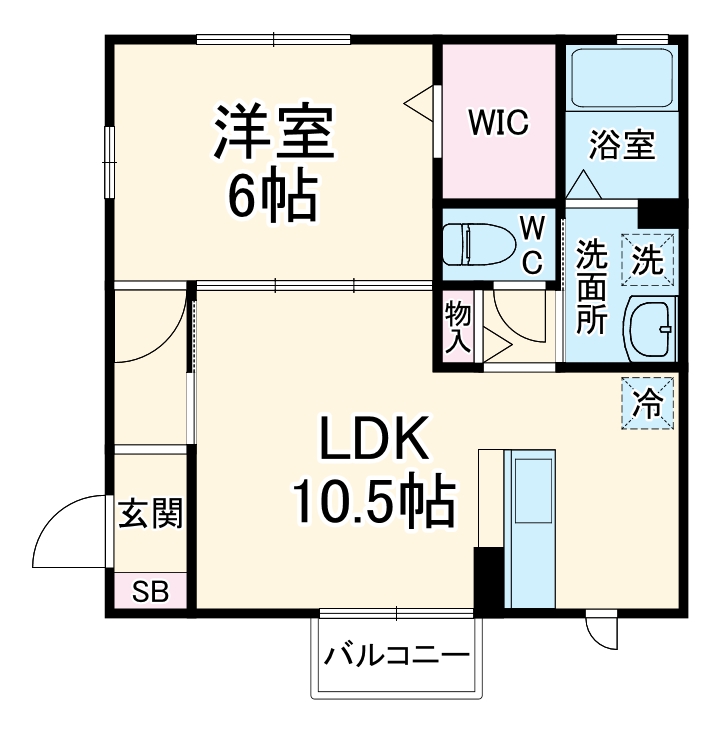 ウイスタリア湘南の間取り