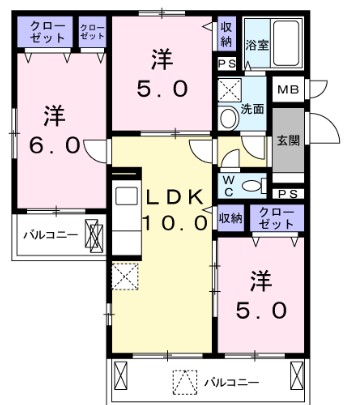 La Sourceの間取り