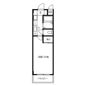 フローラ水山Ⅱの間取り