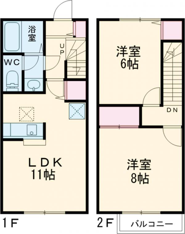 壽ハイツの間取り