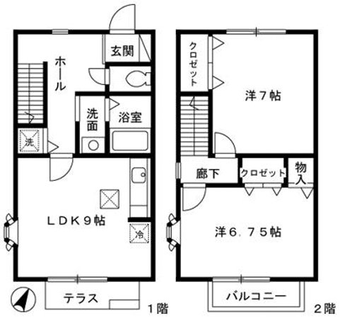 セジュール・ソシアの間取り