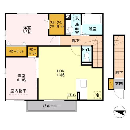 アミティエⅡの間取り