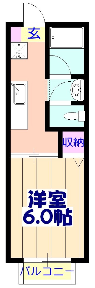 クオリティハイツ鎌ヶ谷の間取り