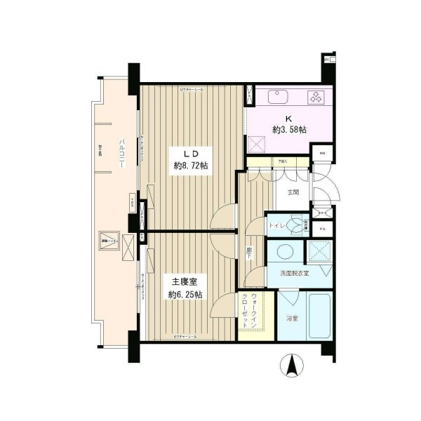プランシェール落合の間取り