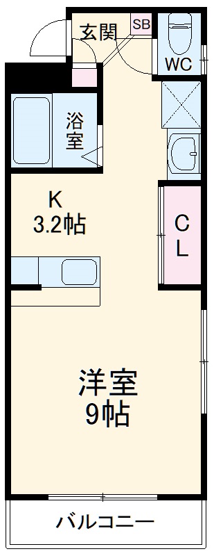 サンライフ鴨江の間取り