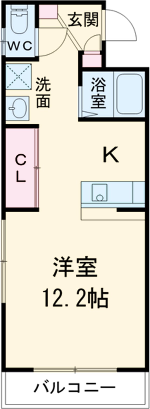 サンライフ鴨江の間取り