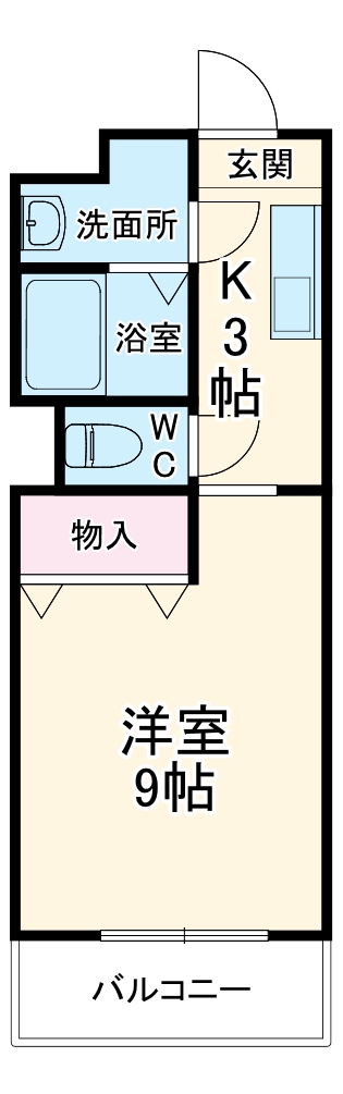 たちばな壱番館の間取り