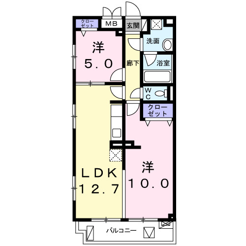 Felicias Ryusenの間取り