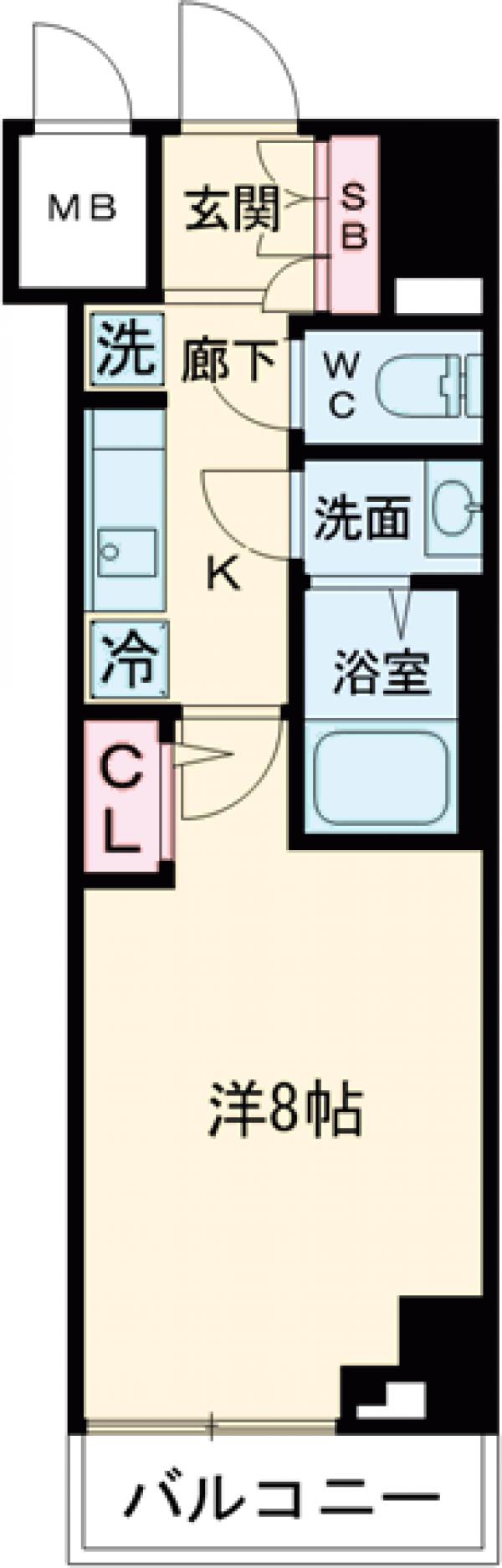 ルーエ押上の間取り