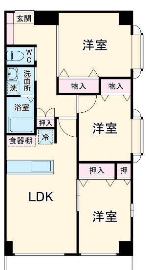 アメニティ21の間取り