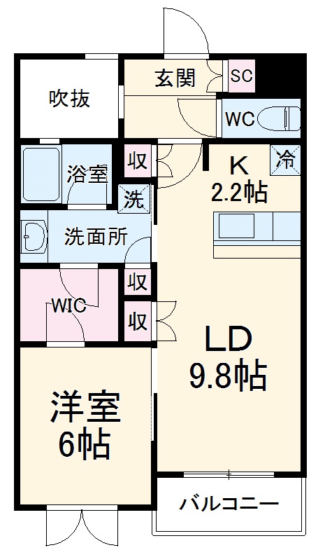 ヴィルドミールの間取り