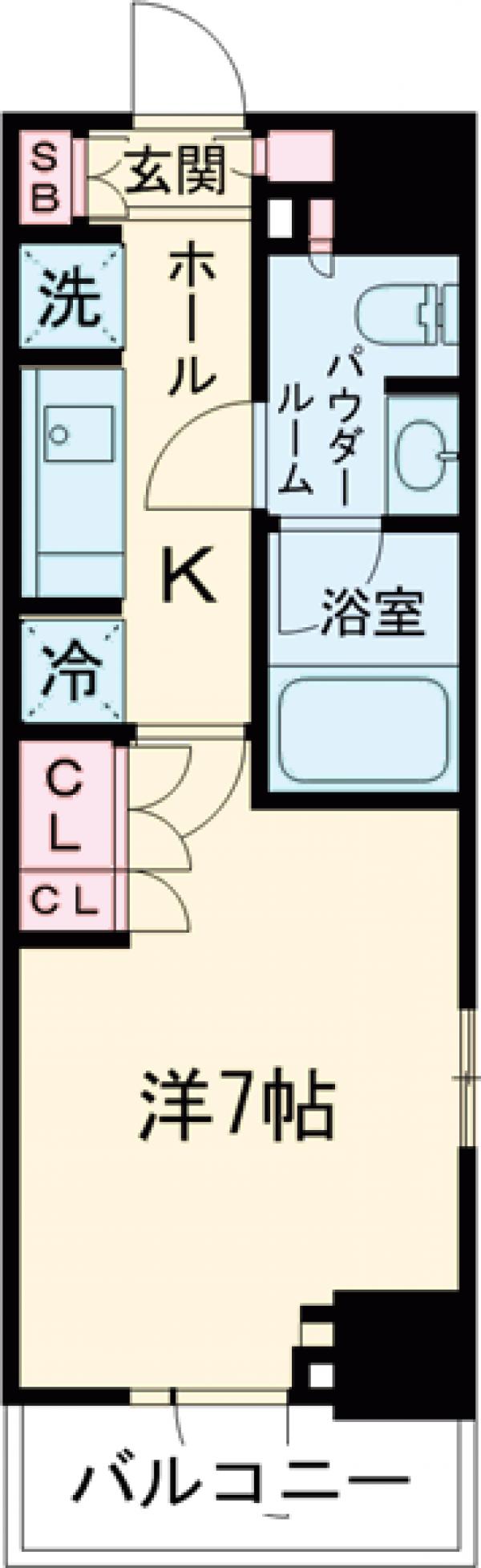 パークアクシス押上サウスの間取り