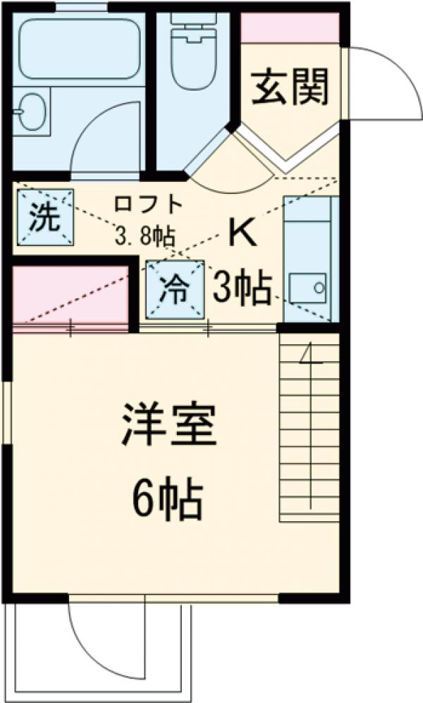 Maison de bleuの間取り