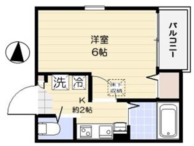 クルーセ西落合の間取り