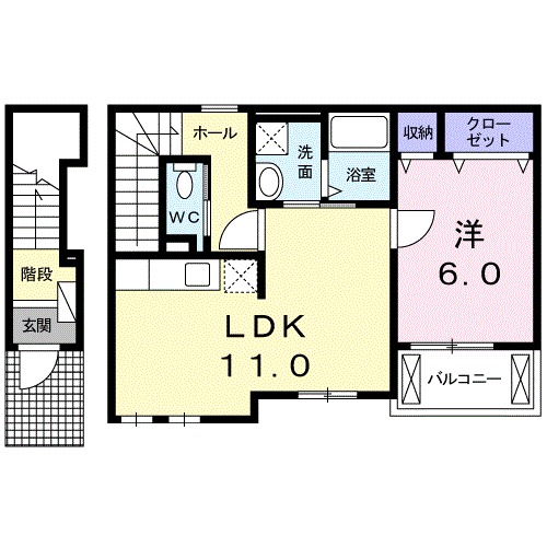 アビタシオン寅新田の間取り