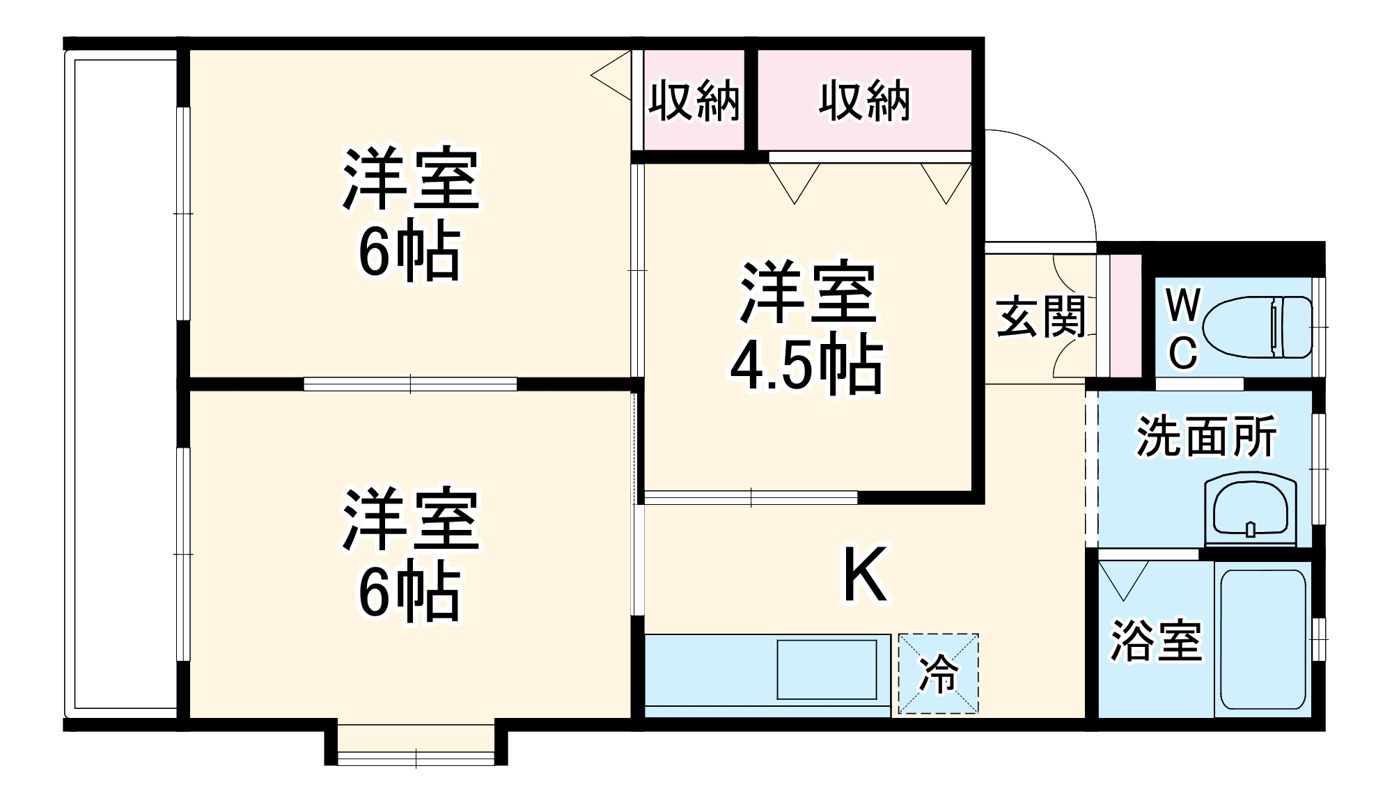 池田マンションの間取り
