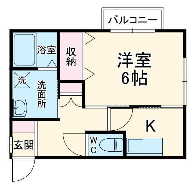 AriesA棟の間取り
