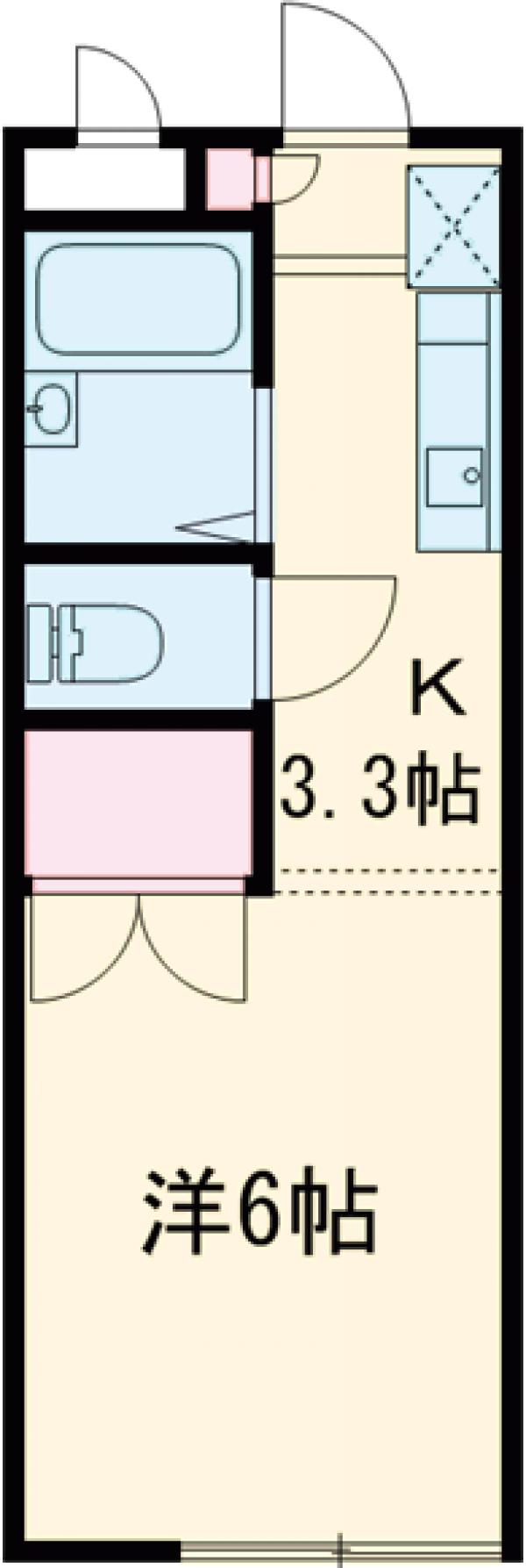 サン・ボヌール春日町・103号室の間取り