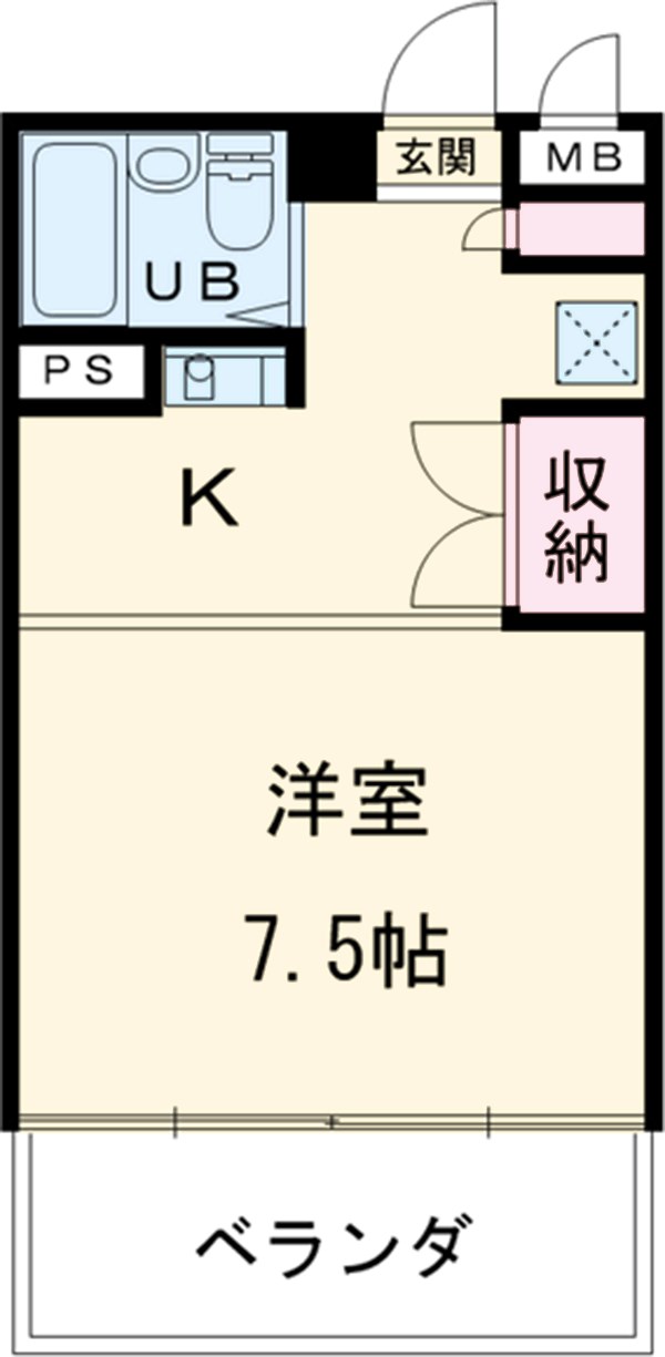 ラ・パイクス6112の間取り