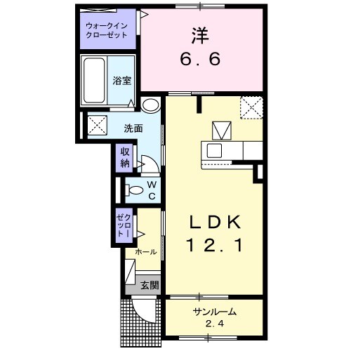 リバードシー Ⅲの間取り