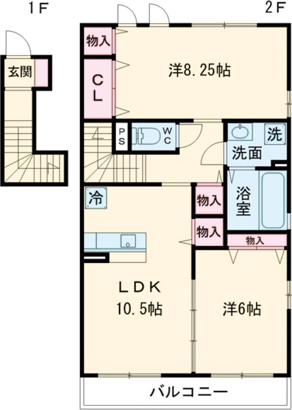 ビラージュ町田の間取り