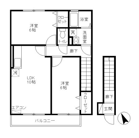 エスポワールの間取り